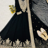 Eid Festive Georgette Flared Suit