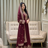 Eid Festive Georgette Flared Suit