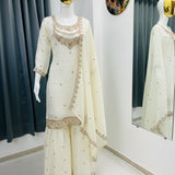 Designer Shiny Embroidered Suit