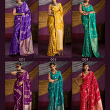 Kanthkala Indigo Satin Silk Saree