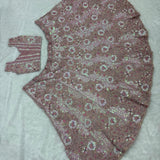 Peach Premium Embroidered Lehenga