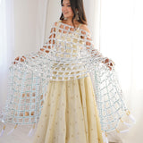 Dashing Mirror Work Duppta Suit