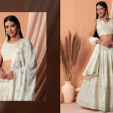 Stunning Sequence Work Bridal Lehenga