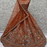 Royal Wedding Silk Embroidered Lehengha