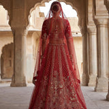 Royal Wedding Silk Embroidered Lehengha