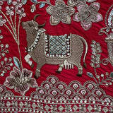 Royal Wedding Silk Embroidered Lehengha