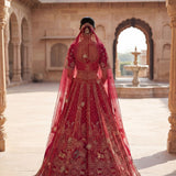 Royal Wedding Silk Embroidered Lehengha