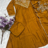 Festive Vichitra Silk Kurti Plazzo