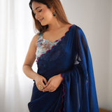 Elevate Space Silk Saree Set