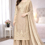 Occasionally Gmy Silk Embroidered Suit
