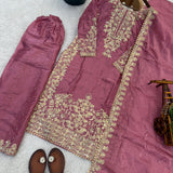 Occasionally Gmy Silk Embroidered Suit