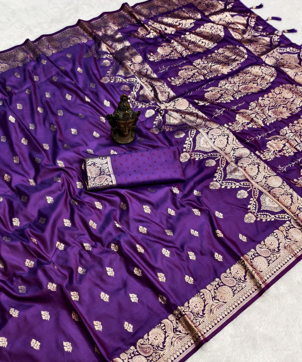 Designer Soft Banarasi Silk Saree