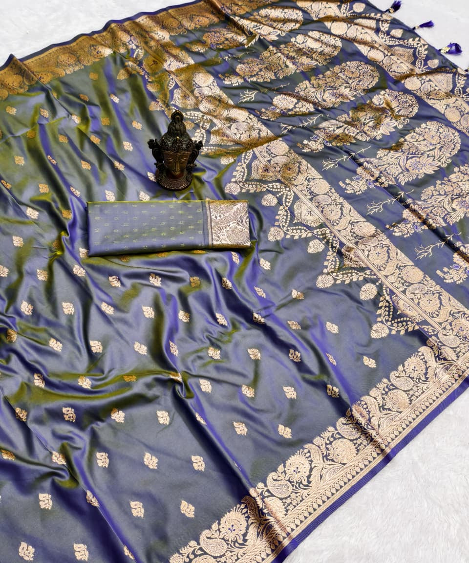 Designer Soft Banarasi Silk Saree