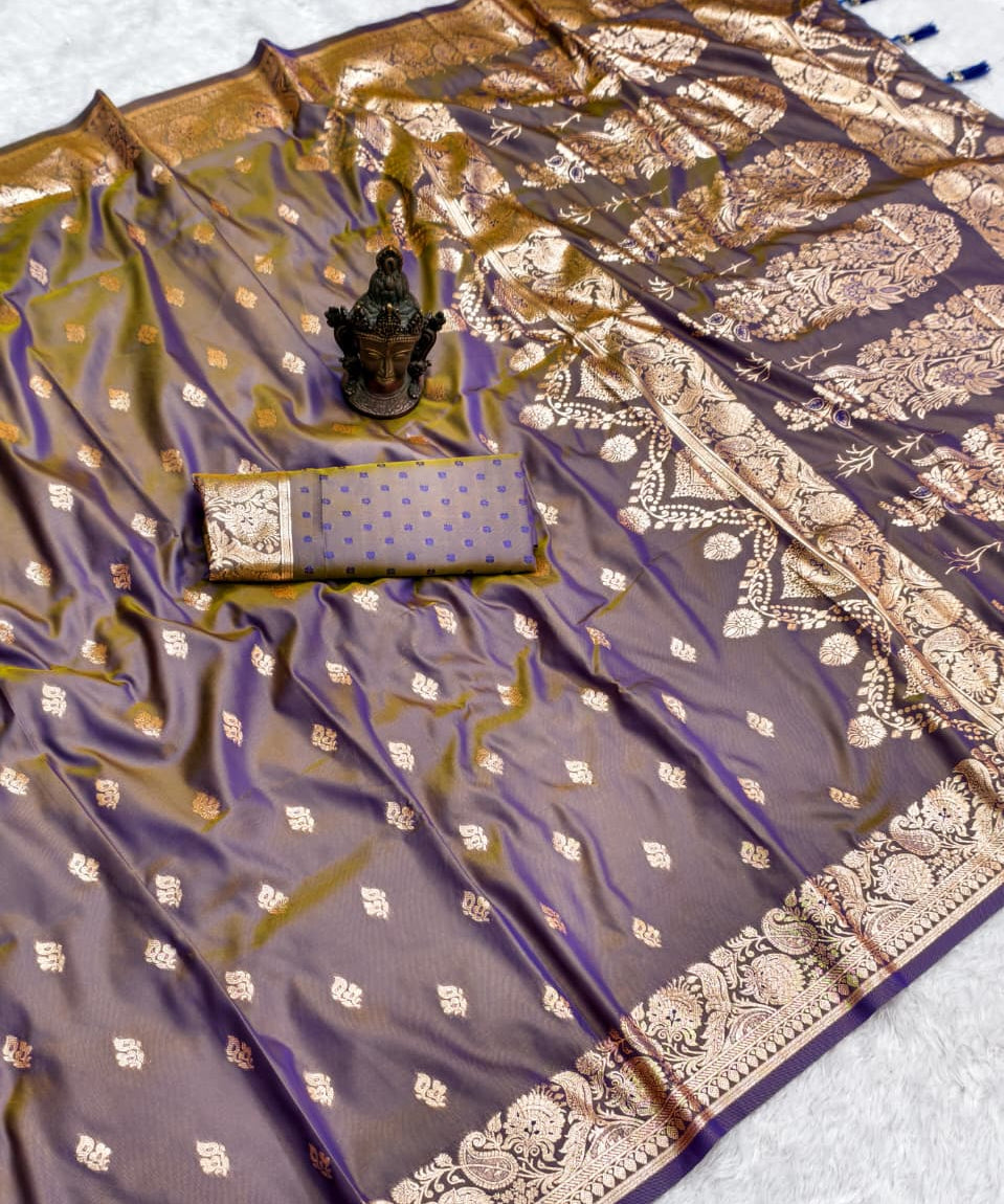 Designer Soft Banarasi Silk Saree