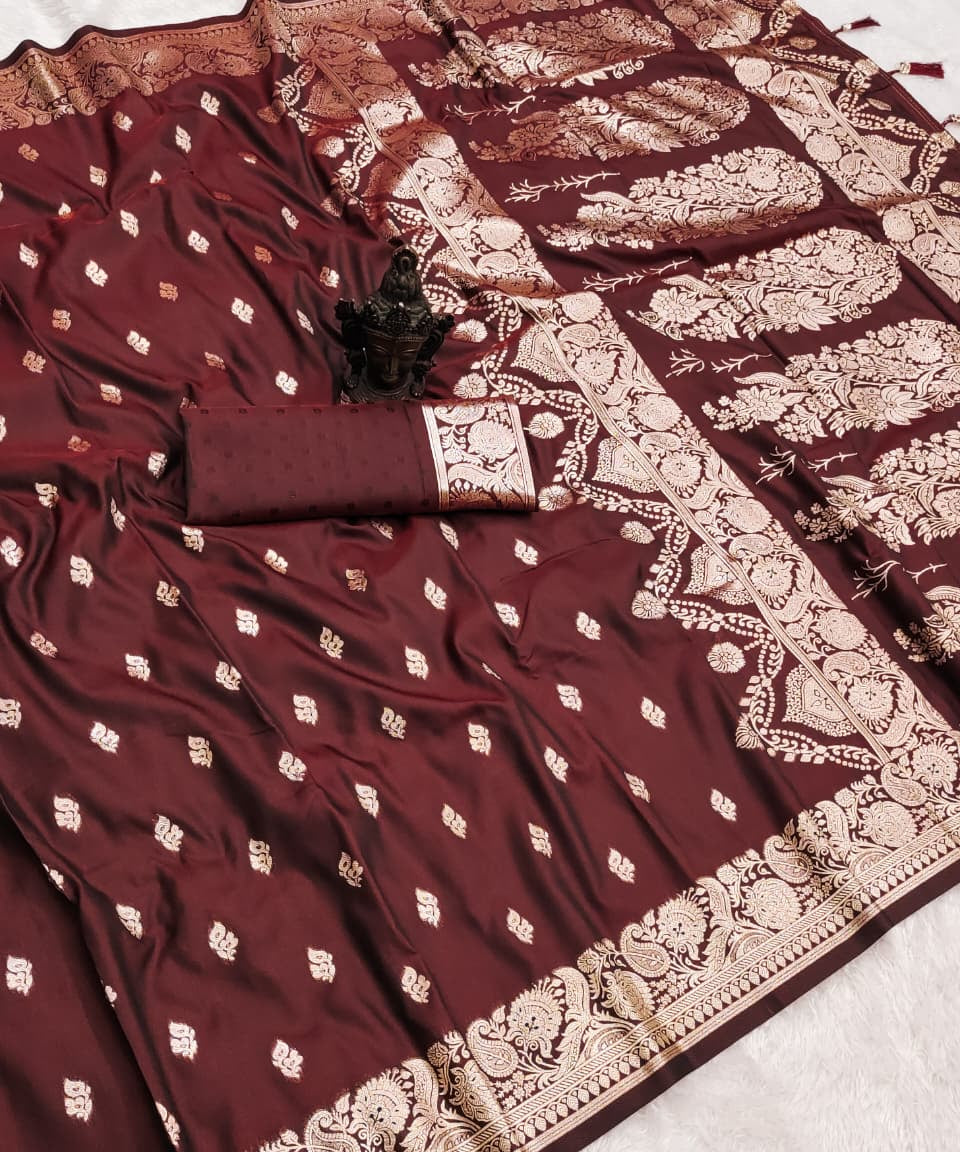 Designer Soft Banarasi Silk Saree