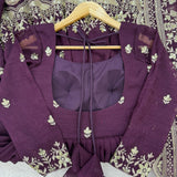 Boutique Crunchy Silk Flaired Suit