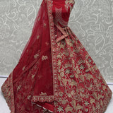 Premium Georgette Embroidered Top Lehenga