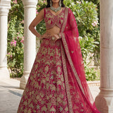 Premium Georgette Embroidered Top Lehenga