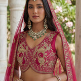 Premium Georgette Embroidered Top Lehenga