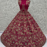 Premium Georgette Embroidered Top Lehenga