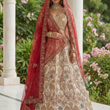 Premium Georgette Embroidered Top Lehenga