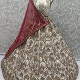 Premium Georgette Embroidered Top Lehenga