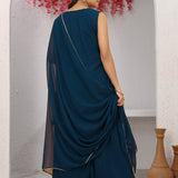 Attractive Georgette Embroidered Suit