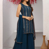 Attractive Georgette Embroidered Suit