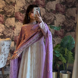 Exclusive Two Tone Beautiful Anarkali Gown