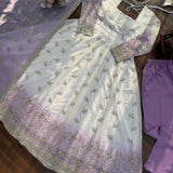 Exclusive Two Tone Beautiful Anarkali Gown