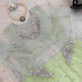 Classic Embroidered Crafterd Gown