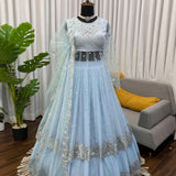 Classic Embroidered Crafterd Gown