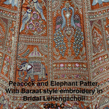Baraat Wedding Silk Embroidered Lehenga