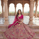 Baraat Wedding Silk Embroidered Lehenga