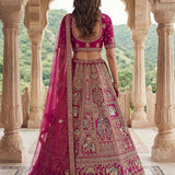 Baraat Wedding Silk Embroidered Lehenga