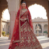 Adorn Wedding Embroidered Lehenga