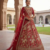 Adorn Wedding Embroidered Lehenga