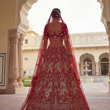 Adorn Wedding Embroidered Lehenga