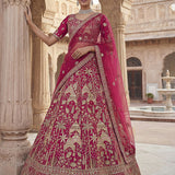 Adorn Wedding Embroidered Lehenga