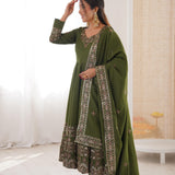 Elegant Embroidered Designer Anarkali Suit