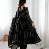 Ethnic Mal Chanderi Anarkali Suit