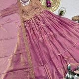 Shiny Designer Partylook Silk Lehenga