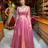 Shiny Designer Partylook Silk Lehenga