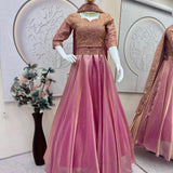 Shiny Designer Partylook Silk Lehenga