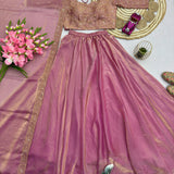 Shiny Designer Partylook Silk Lehenga