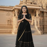 Beautiful Organza Kids Lahenga