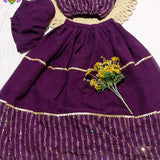 Beautiful Organza Kids Lahenga