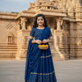 Beautiful Organza Kids Lahenga