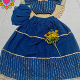 Beautiful Organza Kids Lahenga