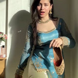 Exclusive Chinon Silk Panjabi Suit